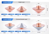 ZP D28-A Precitec Stantard Nozzle D28 H15 M11 Laser Nozzle For Precitec BOCI Bodor Cutting Head 