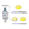 ZP long life high power fiber laser collimating lens, aspherical lens for raytool, precitec, wsx