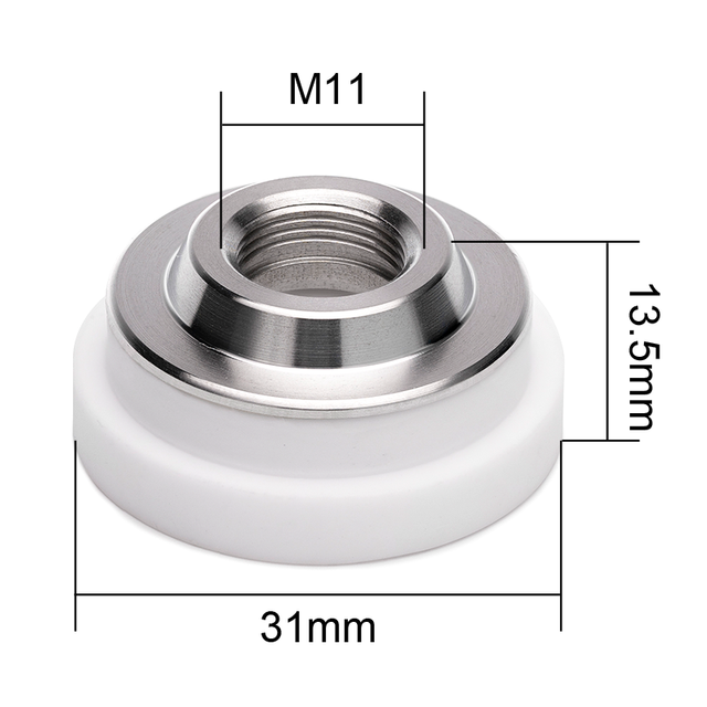Diameter 31 Fiber Laser Ceramic Rings for Precitec Nozzles Holder 