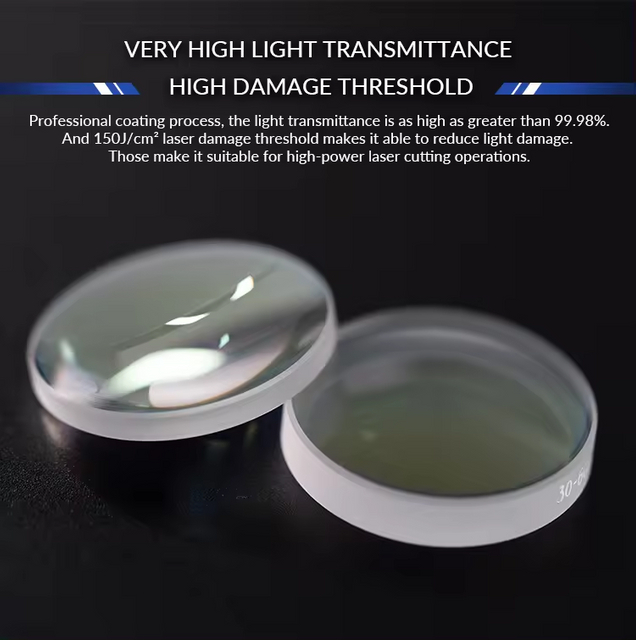 ZP collimated focusing lens D30 F125 F100 with frame laser cutting head Bm109 Bm111