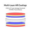 ZP Raytools 24.9*1.5mm 27.9*4.1mm Fused Silica Fiber Laser Protective Windows for Raytools Cutting Head