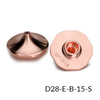 ZP D28-E Hans-E single layer fiber laser cutting laser nozzle is suitable for Hans laser consumable heads