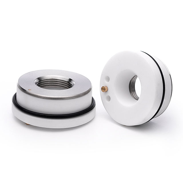 Diameter 28 Fiber Laser Ceramic Rings for Raytools / Precitec / Bodor Nozzles Holder 