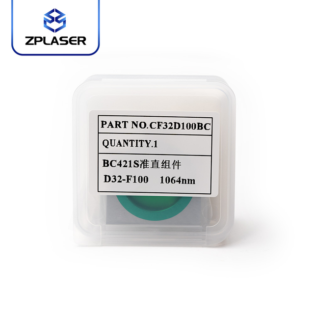 ZPLASER Collimating Lens with Holder D32F100 Fiber Laser Cutting Equipment Parts for BOCI BLT421S/BLT310