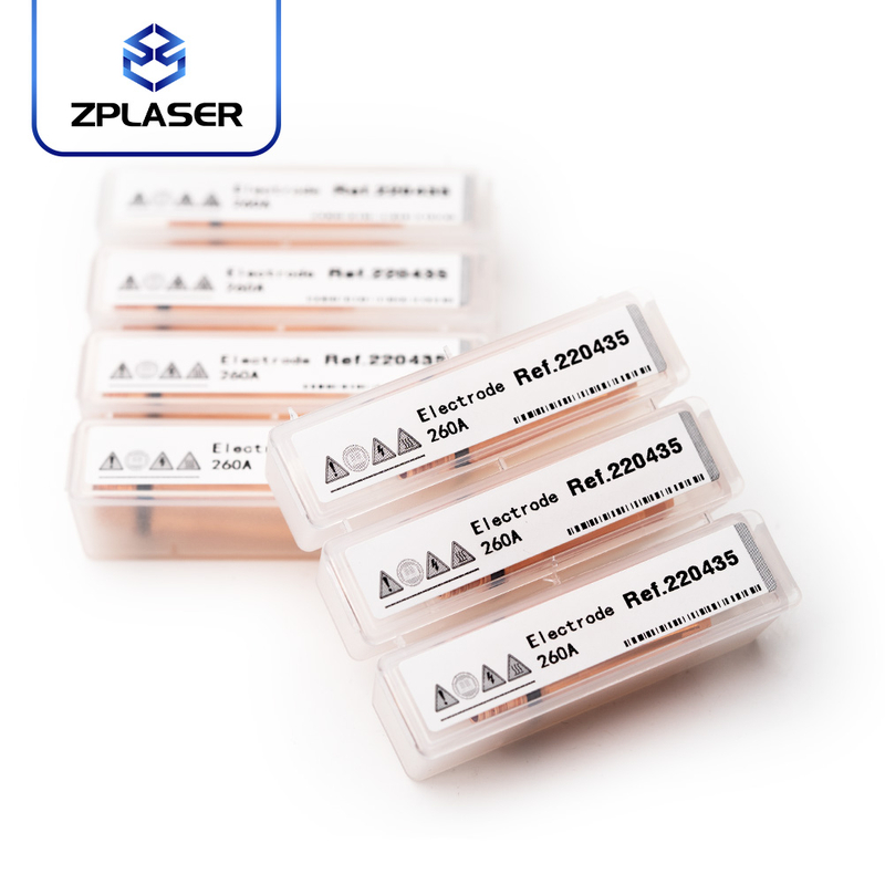 ZPLASER Plasma Consumables 220435 Electrode HPR 260A Cutting Parts for Hypertherm Plasma Cutting Torch 