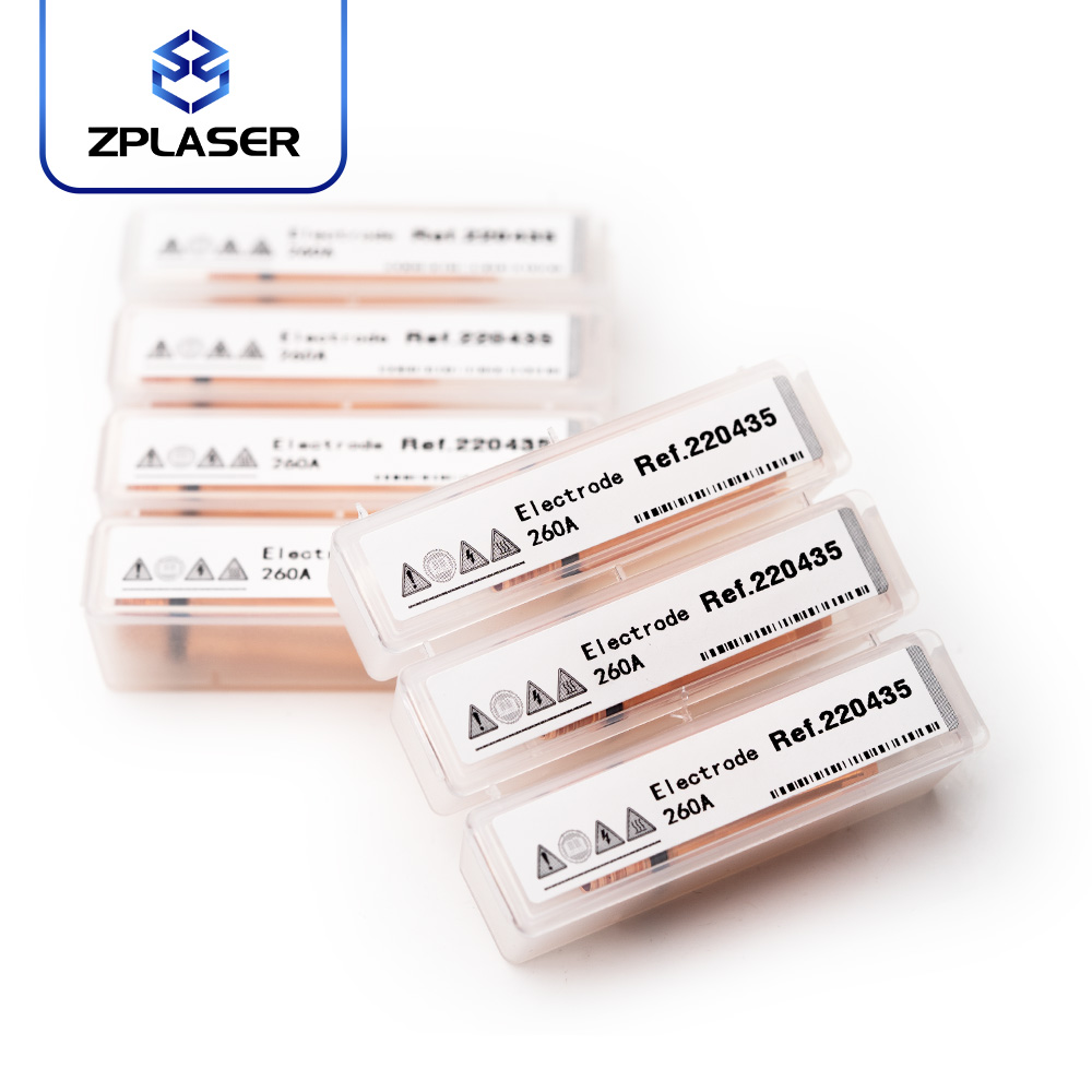 ZPLASER Plasma Consumables 220435 Electrode HPR 260A Cutting Parts for Hypertherm Plasma Cutting Torch 