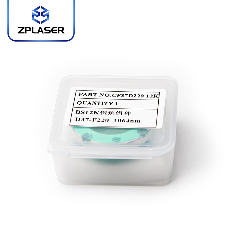 ZPLASER Focusing Lens with Holder D37F220 Fiber Laser Cutting Equipment Parts for Raytools BS12K