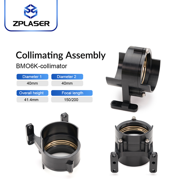 ZPLASER Collimator D30 F100 D37 F100 Collimating Lens Assembly Laser Equipment Parts for BM110 BM111 BM06K