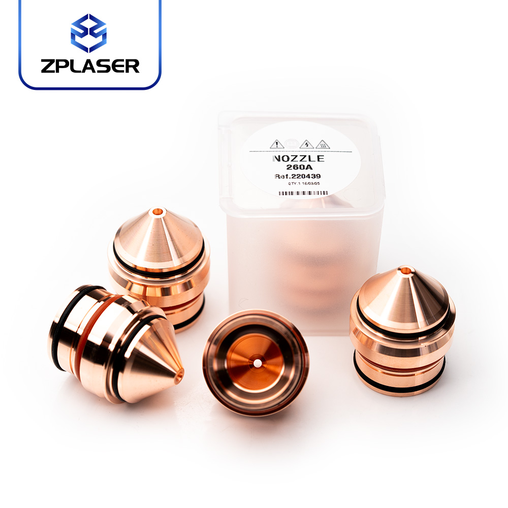 ZPLASER Plasma Consumables 220439 Nozzle HPR 260A Cutting Parts for Hypertherm Plasma Cutting Torch 