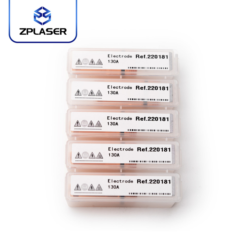 ZPLASER Plasma Consumables 220181 Electrode HPR 130A Cutting Parts for Hypertherm Plasma Cutting Torch 