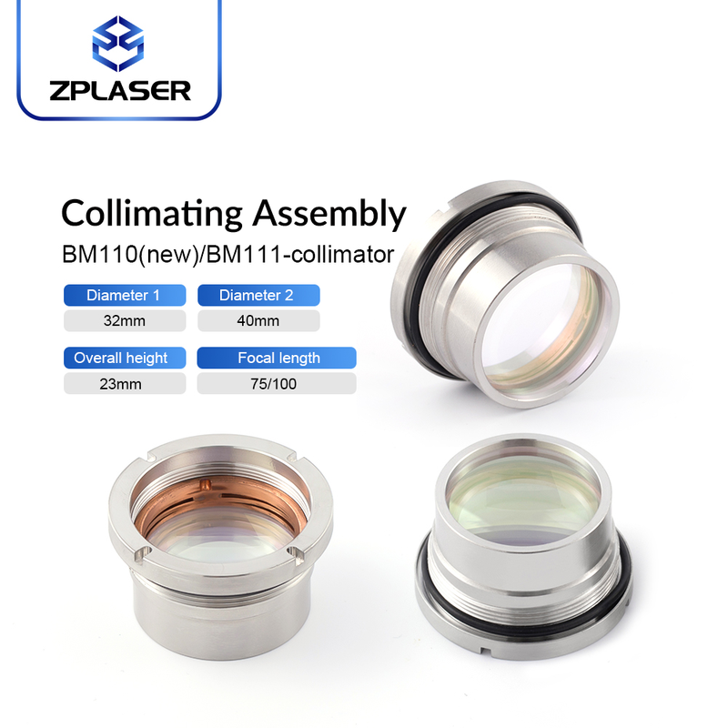 ZPLASER Collimator D30 F100 D37 F100 Collimating Lens Assembly Laser Equipment Parts for BM110 BM111 BM06K